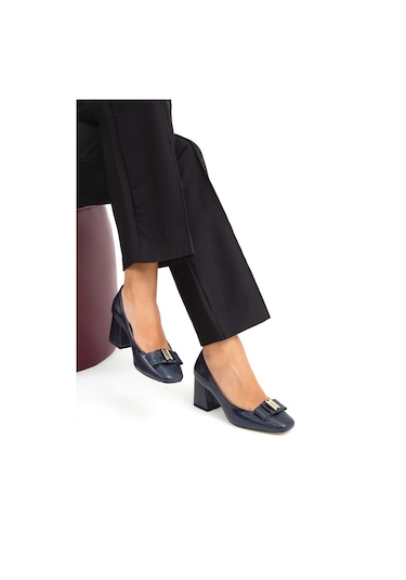 Tamer Tanca Kadın Vegan Lacivert Abiye Ayakkabı 886 619 Bn Ayk Sk22/23 Lacı Czg Rgn