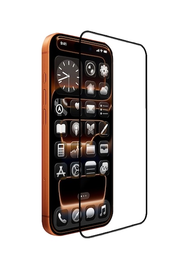 Apple Uyumlu   iPhone 16 Plus Mohseven Safir Coating Hd Temperli Cam Ekran Koruyucu Şeffaf