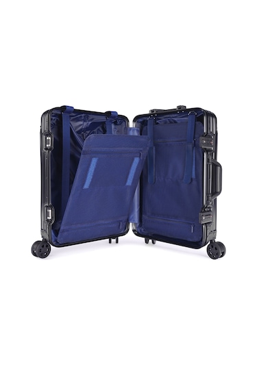 Monat Luggages Monnat Al-01 Siyah Kabin Boy Valiz Çok Renkli