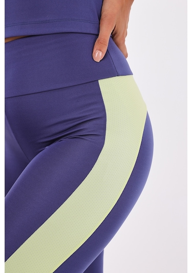 Scorp Equinox Kadın Şekillendirici Uzun Spor Tayt Saks STANDART