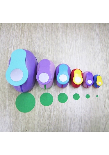 Yuvarlak Embosser Çocuk El Aletleri, Renk Rastgele Teslimat, Stil: 8805 16mm