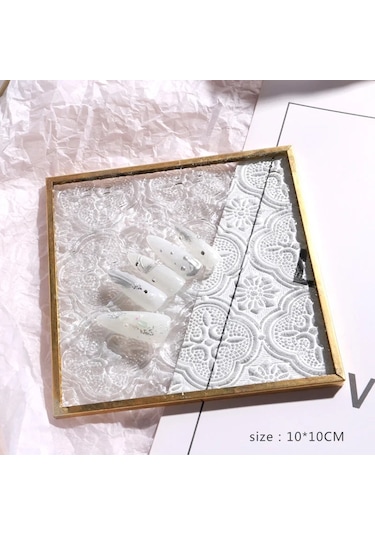 Akrilik Nail Art Lehçe Ekran Paleti Fotoğraf Sahne Manikür Ekran Kartı Paleti Fotoğraf Sahne Çok Fonksiyonlu Tırnak Sanat Aracı Açık Sarı