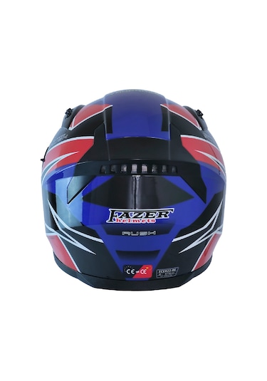 Fazer Ece 22.R06 Double Vizörlü Full Face Motor Kaskı Rush Çok Renkli