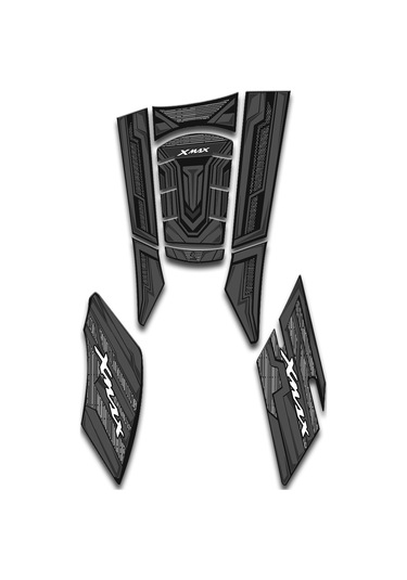 Xmax Tank Pad Seti 2019-23 Karbon Gri