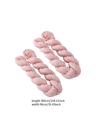 Homyl 2x Şifon Masa Örtüsü Parti Malzemeleri Düğün Gelin Duşu Pembe