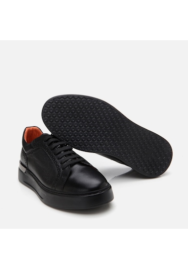 Hotiç Hakiki Deri Siyah Erkek Günlük Ayakkabı 02ayh297400a100 Siyah-black Çok Renkli