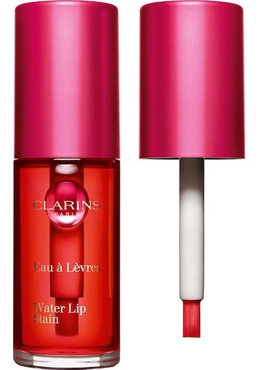 Clarins Water Lip Stain Lip Gloss - 01 Rose Water Dudak Parlatıcı