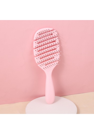 Singree Mavi Ev Kullanıma Uygun Pürüzsüz Saçlar İçin Taşınabilir, Kafa Üstünü Hacimlendiren Ve Kafa Derisini Masaj Eden Delikli Tarak