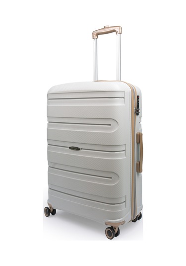 Artemis Polipropilen Pp Kırılmaz 2'li Valiz Seti Büyük Ve Kabin Boy - Gri Gri