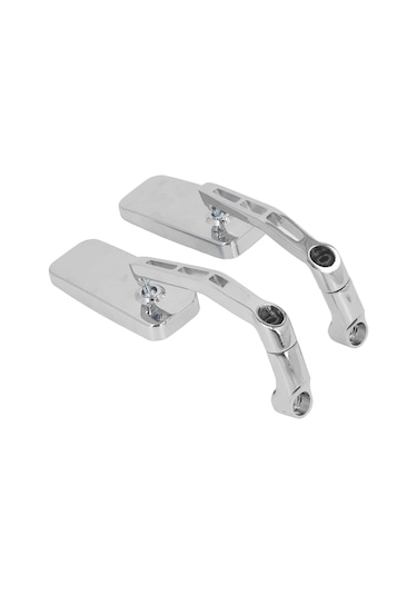 Motosiklet Gidon Dikiz Aynası D4 Model 8/10mm Kaliteli Nikel