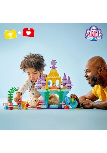 LEGO® DUPLO® │ Disney Ariel’in Sihirli Su Altı Sarayı 10435 - 2 Yaş & Üzeri Çocuklar için Eğitici Oyuncak Yapım Seti (116 Parça)