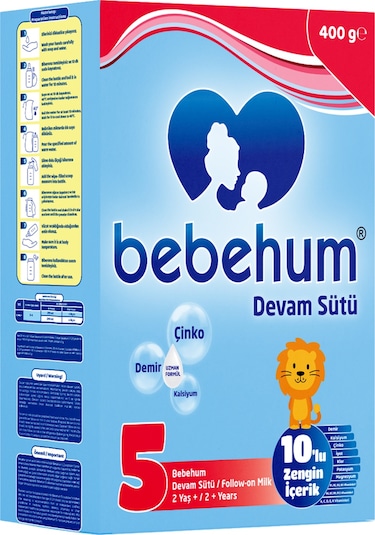 Bebehum 5 Devam Sütü 400 Gr 2 Yaş+