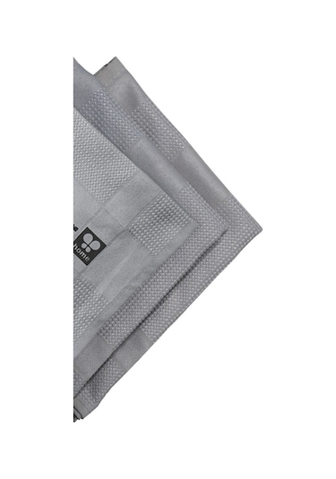 Silver Home Mikrofiber Dekoratif Cam Bezi 3'lü Gri 42 x 68 CM