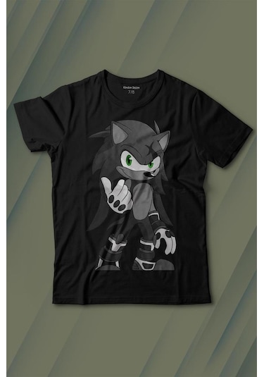 Kendim Seçtim Sonic Boom Hedgehog Baskılı Tişört Çocuk T-shirt 001