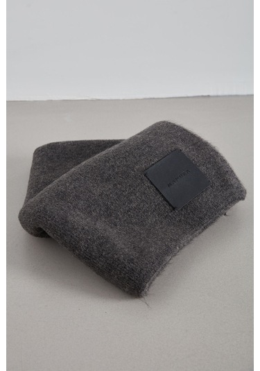 Manuka Cozy Yumuşak Dokulu Atkı Antrasit