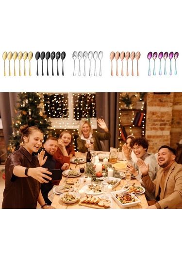 Fastbuy 6 Adet Paslanmaz Çelik Renkli Set, Hafif Ve Taşınabilir, Kullanışlı 1 Takım