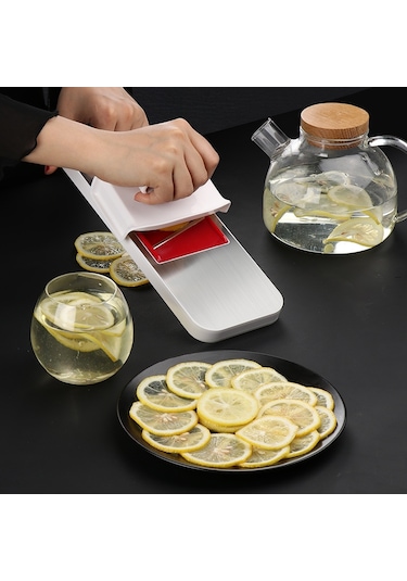 Cbtx C321 Çok Fonksiyonlu Ev Mutfak Paslanmaz Çelik Sebze Kesici Patates Rende Gümüş