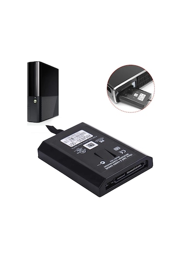 Skycity Xbox 360 Slim İçin 250gb Dış Hard Disk - Oyun Yükleme Hızı Arttırıcı, Konsol Korumalı, Abs Malzeme, Hafıza Genişletici