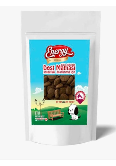 Energy Etli Dostluk Yetişkin Köpek Maması 10 x 125 G