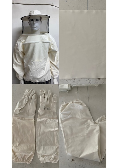 Arıcılık Arıcı Seti Maske+pantolon+eldiven+kovan Örtü Bezi