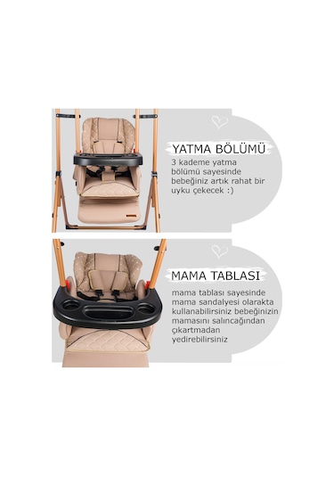 Baby Home 850 Cup Mama Sandalyesi Salıncak