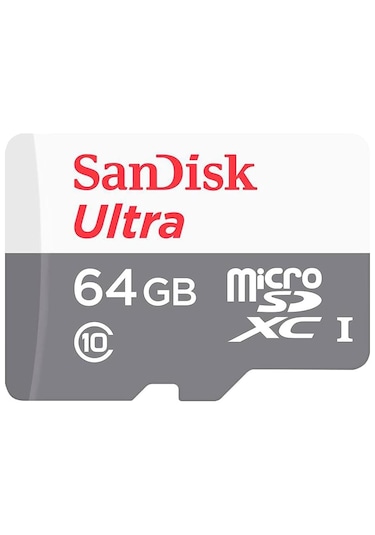Sandisk Ultra SDSQUNR-064G-GN3MN 64 GB MicroSDXC Class 10 UHS-I Hafıza Kartı