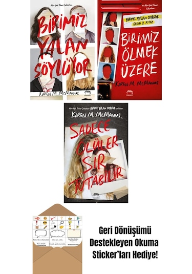 Birimiz Yalan Söylüyor + Birimiz Ölmek Üzere Ciltli + Sadece Ölüler Sır Tutabilir