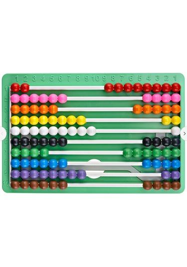 Brons Plastik Raylı Mihsap Abaküs Yeşil