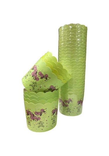 Cupcake/muffin /suffle Kek Kapsülü Çiçekli 25 Li