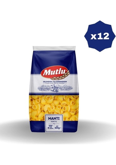 Mantı Makarna 500 Gr X 12 Adet
