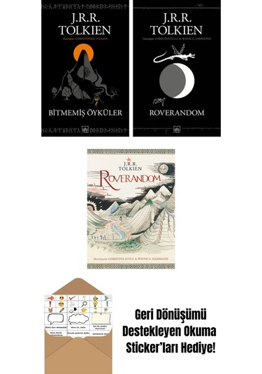 Bitmemiş Öyküler + Roverandom Siyah Kapak + Roverandom Özel Ciltli Baskı