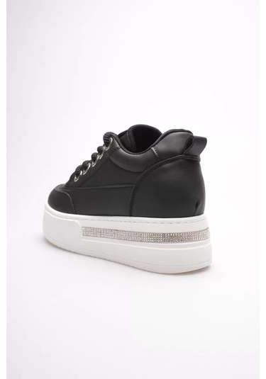 Trendella Siyah Kadın Gizli Topuklu Sneaker Tr04ms01a Beyaz