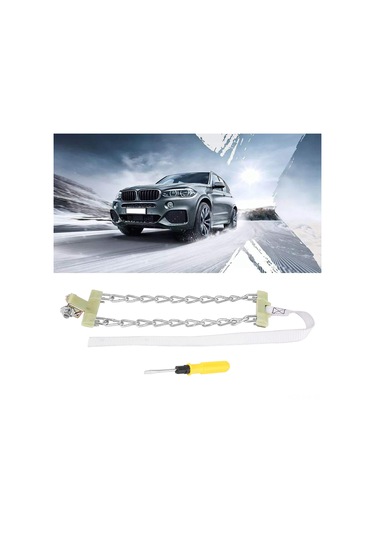 Reedark Orta Boy Çelik Zincir Kayma Engeli 1 Adet - Çelik Malzeme, Yüksek Dayanıklılık, Kayma Önleme, Kolay Kurulum, Tüm Araçlar İçin