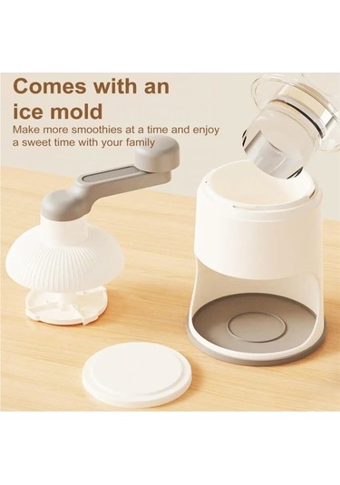 Wondernest Paslanmaz Manuel Makine Kırıcı Jialan Çelik Buz Buz Bıçaklar Beyaz Qz Beyaz