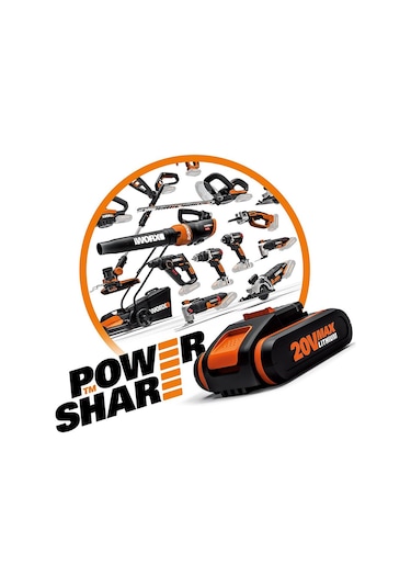 Worx Wa3645 20volt 5.0ah Li-ion Powershare Pro Yedek Akü