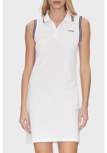 Guess Bayan Elbise V5gk04 Kcok1 G011 Beyaz Beyaz
