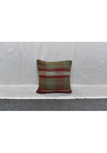 Zehra Abla Halı Yeni El Dokuma Dekoratif Kilim Kırlent Yastık Kılıfı 6062