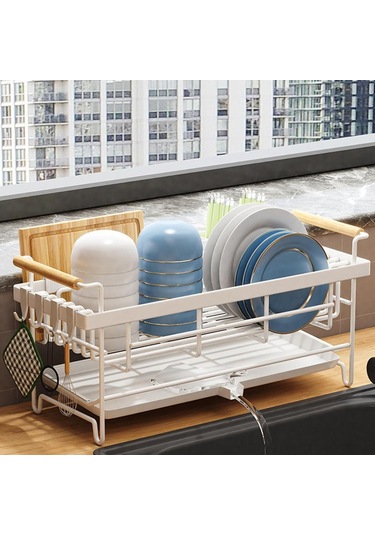 Suntek Drenaj Panelli Bulaşıklık Yerden Tasarruf Sağlayan Beyaz