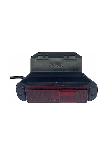 12v-24v Yan Sinyal Lambası 3 Ledli Crone Tipi Kırmızı Ym Braketli
