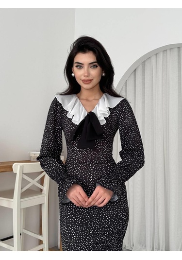 Ospe Fiyonklu Elbise