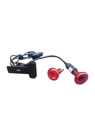İnfi̇rared Isıtıcı Lamba 40 Watt 2 Lamba 1 Armatür Sürüngen Isıtıcı