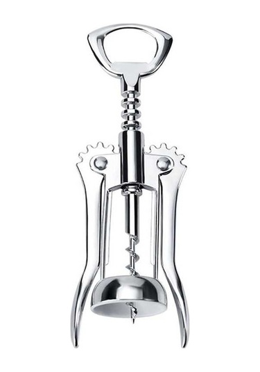 Taşınabilir Şarap Açacakları - Paslanmaz Çelik, Gümüş, Kırmızı Şarap Açacağı Gümüş