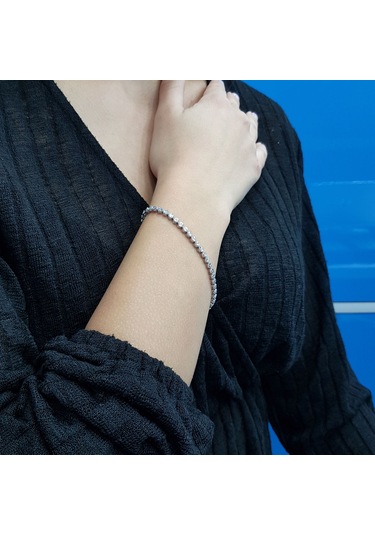 Lova 0,20 Karat Pırlanta Su Yolu Bileklik - 4070023