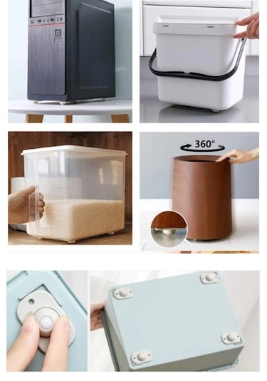 Tineke Bilyeli Eşya Kaydırma Aparatı 4lü Set 360 Derece Evrensel