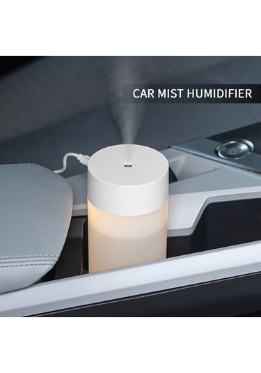 Kosona 260ml Usb Nemlendirici: Otomobil/ofis İçin Sessiz Çalışma, 2 Modlu Sprey, Otomatik Kapatma Ve Led Gece Işığı