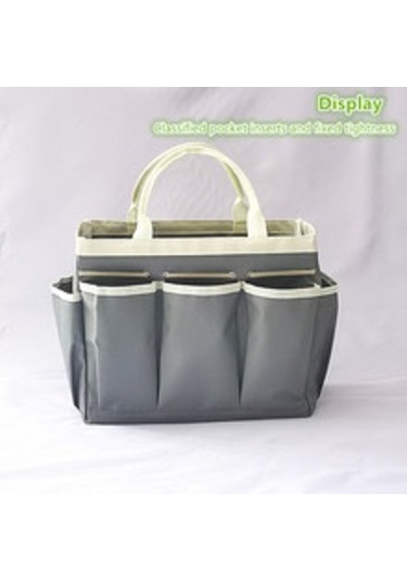 Büyük Kapasiteli Bahçe Sanatı Muhtelif Depolama Taşınabilir El Tipi Ev Alet Seti Gri