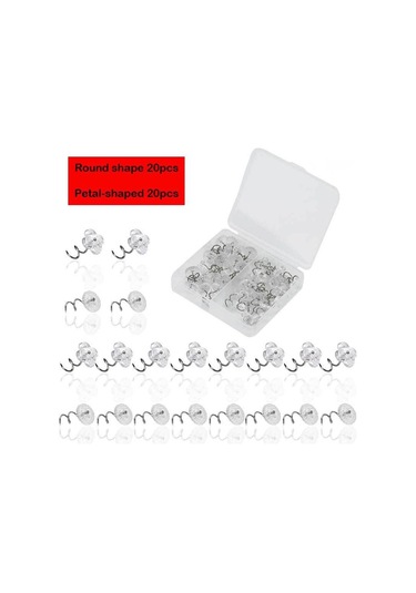 40 Adet-çarşaf Büküm Pimleri Kaymaz Şeffaf Kumaş Kanepe Sabitleyici Kutusu Çok Fo Elbise Mandalları Bağlantı Ev Gereçleri 47119493