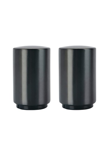 Lemestar Stainless Steel Otomatik Manyetik Basma Tipi Şişe Açıcı Siyah, 2 Adet Siyah