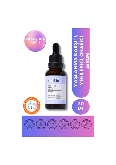 Peptit Içeren Onarıcı - Kırışıklık Ve Yaşlanma Karşıtı Cilt Bakım Serumu 30 Ml