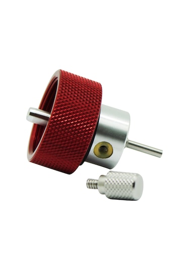 Youmex Metal Ve Silikon Dış Mekan Propane Dolum Bağlantısı, Yeşil Gaz İçin Kapağlı Ağızlı Bağlantı Kırmızı